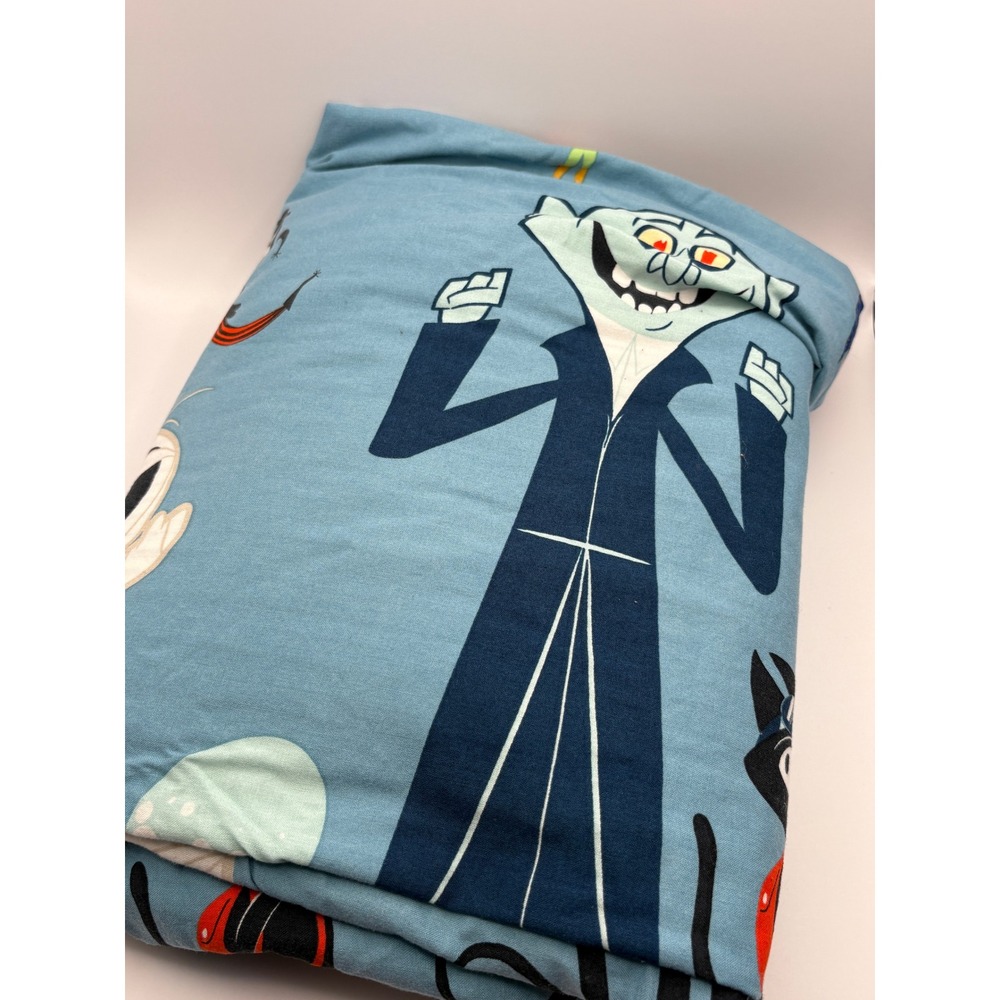 Ikea Twin Duvet Cover Blue Monster Robot Vampire Mummy Character Print Bedding